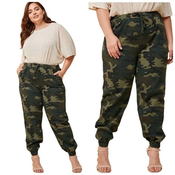 Hayden Los Angeles Camo Drawstring Jogger Pants Size 2XL - Picture 1 of 11